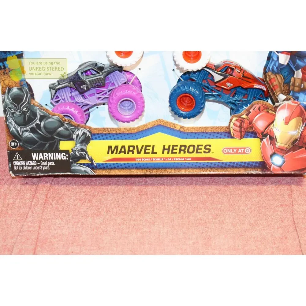 Monster Jam Marvel Heroes 5-Pack
